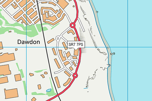 SR7 7PS map - OS VectorMap District (Ordnance Survey) SR7 7PS map - OS VectorMap District (Ordnance Survey)