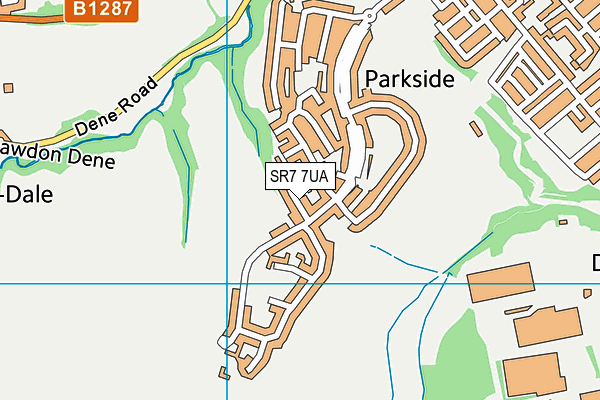 SR7 7UA map - OS VectorMap District (Ordnance Survey) SR7 7UA map - OS VectorMap District (Ordnance Survey)