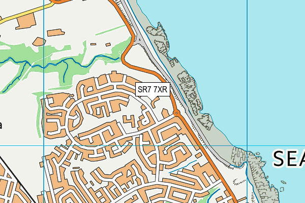 SR7 7XR map - OS VectorMap District (Ordnance Survey) SR7 7XR map - OS VectorMap District (Ordnance Survey)