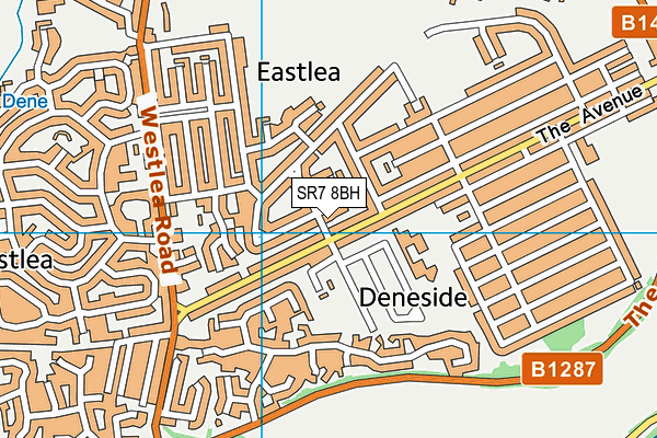 SR7 8BH map - OS VectorMap District (Ordnance Survey) SR7 8BH map - OS VectorMap District (Ordnance Survey)