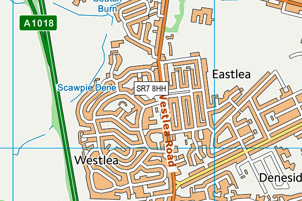 SR7 8HH map - OS VectorMap District (Ordnance Survey) SR7 8HH map - OS VectorMap District (Ordnance Survey)