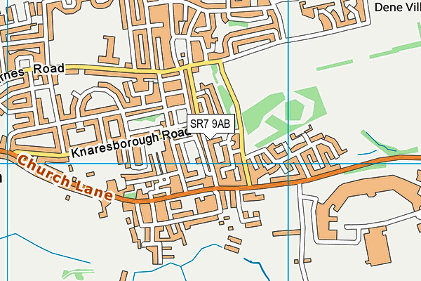 SR7 9AB map - OS VectorMap District (Ordnance Survey) SR7 9AB map - OS VectorMap District (Ordnance Survey)