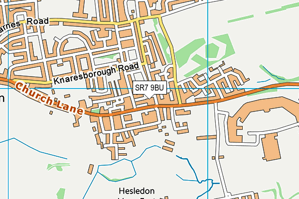 SR7 9BU map - OS VectorMap District (Ordnance Survey) SR7 9BU map - OS VectorMap District (Ordnance Survey)
