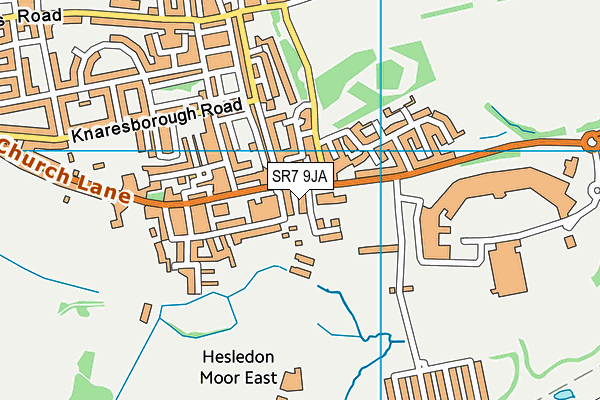 SR7 9JA map - OS VectorMap District (Ordnance Survey) SR7 9JA map - OS VectorMap District (Ordnance Survey)