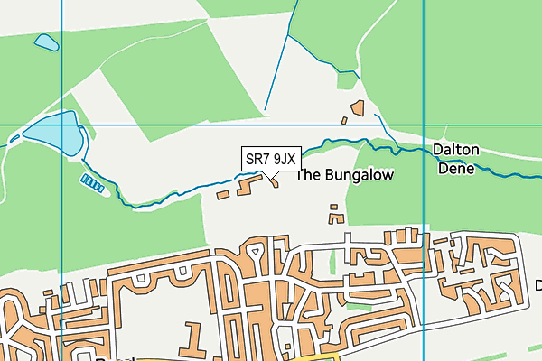 SR7 9JX map - OS VectorMap District (Ordnance Survey) SR7 9JX map - OS VectorMap District (Ordnance Survey)