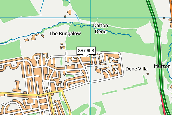 SR7 9LB map - OS VectorMap District (Ordnance Survey) SR7 9LB map - OS VectorMap District (Ordnance Survey)