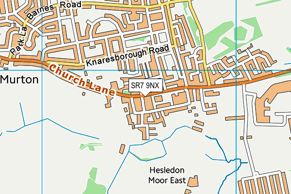 SR7 9NX map - OS VectorMap District (Ordnance Survey) SR7 9NX map - OS VectorMap District (Ordnance Survey)
