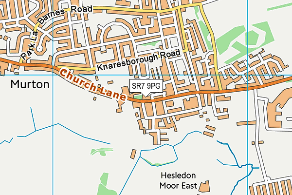 SR7 9PG map - OS VectorMap District (Ordnance Survey) SR7 9PG map - OS VectorMap District (Ordnance Survey)