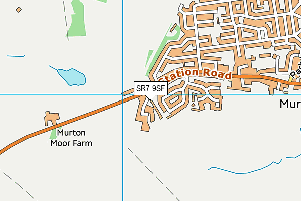 SR7 9SF map - OS VectorMap District (Ordnance Survey) SR7 9SF map - OS VectorMap District (Ordnance Survey)
