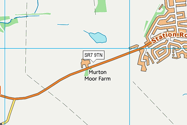 SR7 9TN map - OS VectorMap District (Ordnance Survey) SR7 9TN map - OS VectorMap District (Ordnance Survey)