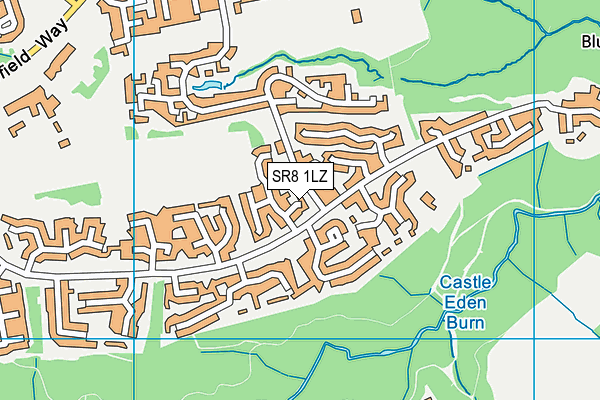 SR8 1LZ map - OS VectorMap District (Ordnance Survey) SR8 1LZ map - OS VectorMap District (Ordnance Survey)