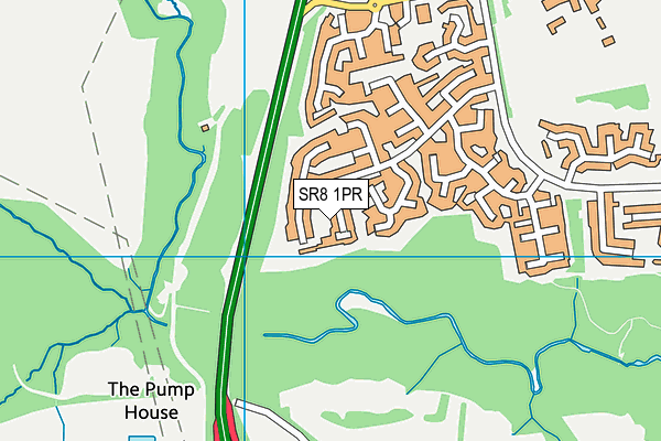 SR8 1PR map - OS VectorMap District (Ordnance Survey) SR8 1PR map - OS VectorMap District (Ordnance Survey)