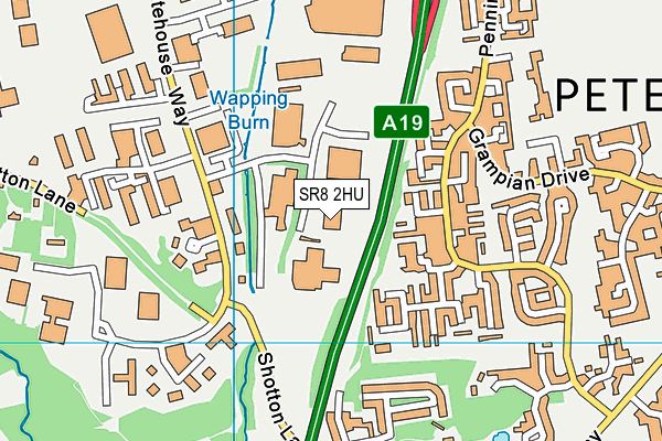 SR8 2HU map - OS VectorMap District (Ordnance Survey) SR8 2HU map - OS VectorMap District (Ordnance Survey)