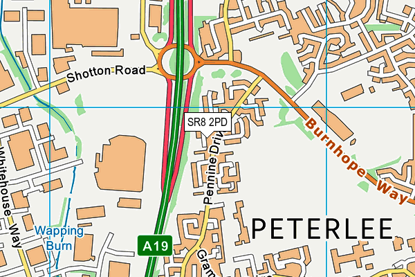 SR8 2PD map - OS VectorMap District (Ordnance Survey) SR8 2PD map - OS VectorMap District (Ordnance Survey)