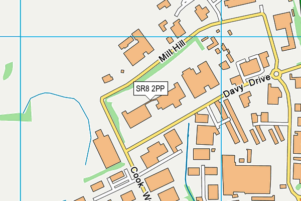 SR8 2PP map - OS VectorMap District (Ordnance Survey) SR8 2PP map - OS VectorMap District (Ordnance Survey)