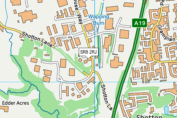 SR8 2RJ map - OS VectorMap District (Ordnance Survey) SR8 2RJ map - OS VectorMap District (Ordnance Survey)