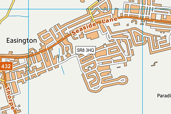 SR8 3HQ map - OS VectorMap District (Ordnance Survey) SR8 3HQ map - OS VectorMap District (Ordnance Survey)