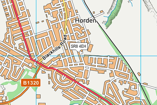SR8 4EH map - OS VectorMap District (Ordnance Survey) SR8 4EH map - OS VectorMap District (Ordnance Survey)