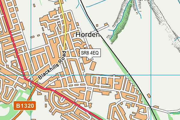 SR8 4EQ map - OS VectorMap District (Ordnance Survey) SR8 4EQ map - OS VectorMap District (Ordnance Survey)