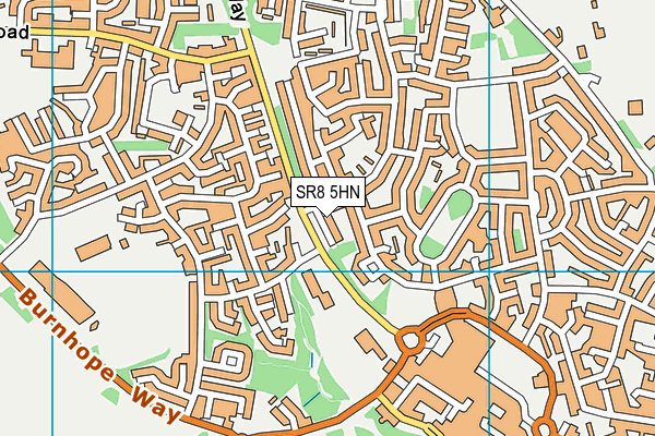 SR8 5HN map - OS VectorMap District (Ordnance Survey) SR8 5HN map - OS VectorMap District (Ordnance Survey)