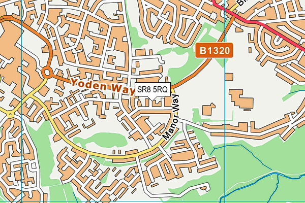 SR8 5RQ map - OS VectorMap District (Ordnance Survey) SR8 5RQ map - OS VectorMap District (Ordnance Survey)