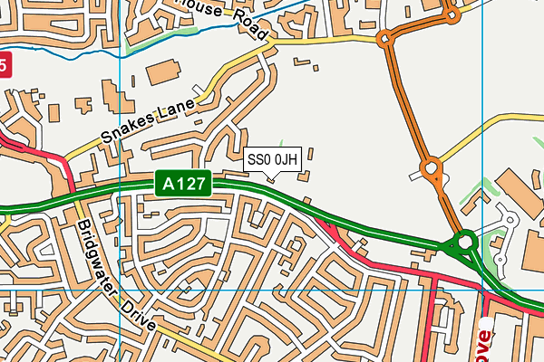 SS0 0JH map - OS VectorMap District (Ordnance Survey) SS0 0JH map - OS VectorMap District (Ordnance Survey)