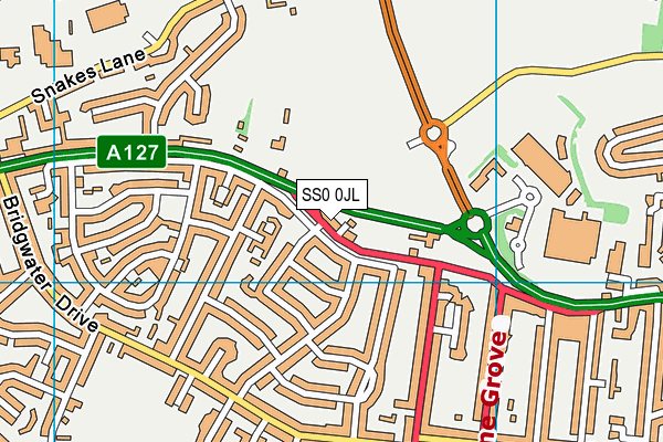 SS0 0JL map - OS VectorMap District (Ordnance Survey) SS0 0JL map - OS VectorMap District (Ordnance Survey)