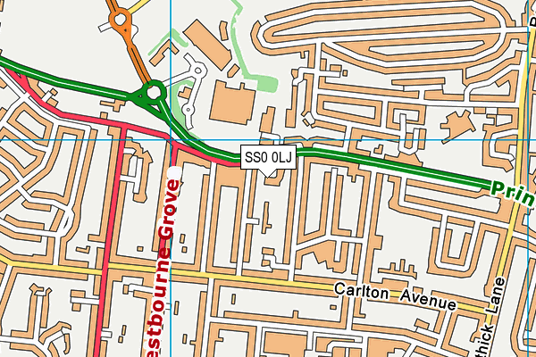 SS0 0LJ map - OS VectorMap District (Ordnance Survey) SS0 0LJ map - OS VectorMap District (Ordnance Survey)