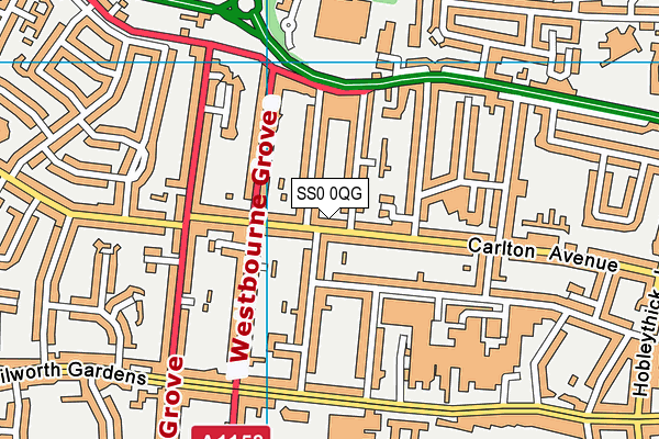 SS0 0QG map - OS VectorMap District (Ordnance Survey) SS0 0QG map - OS VectorMap District (Ordnance Survey)