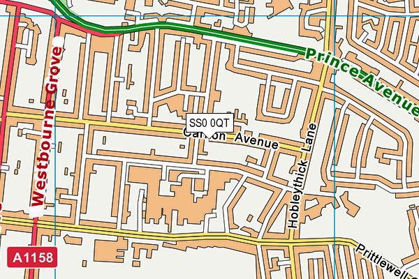 SS0 0QT map - OS VectorMap District (Ordnance Survey) SS0 0QT map - OS VectorMap District (Ordnance Survey)