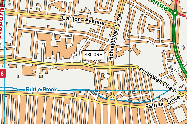SS0 0RR map - OS VectorMap District (Ordnance Survey) SS0 0RR map - OS VectorMap District (Ordnance Survey)
