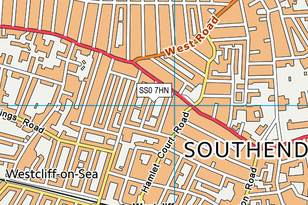 SS0 7HN map - OS VectorMap District (Ordnance Survey) SS0 7HN map - OS VectorMap District (Ordnance Survey)
