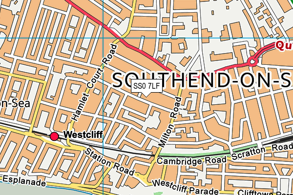SS0 7LF map - OS VectorMap District (Ordnance Survey) SS0 7LF map - OS VectorMap District (Ordnance Survey)