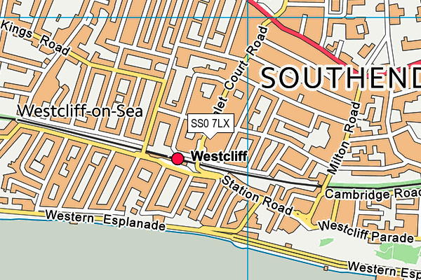 SS0 7LX map - OS VectorMap District (Ordnance Survey) SS0 7LX map - OS VectorMap District (Ordnance Survey)