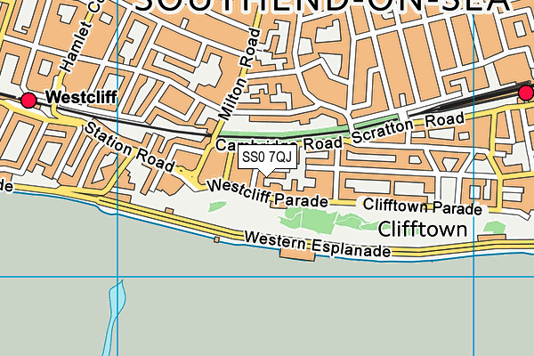 SS0 7QJ map - OS VectorMap District (Ordnance Survey) SS0 7QJ map - OS VectorMap District (Ordnance Survey)