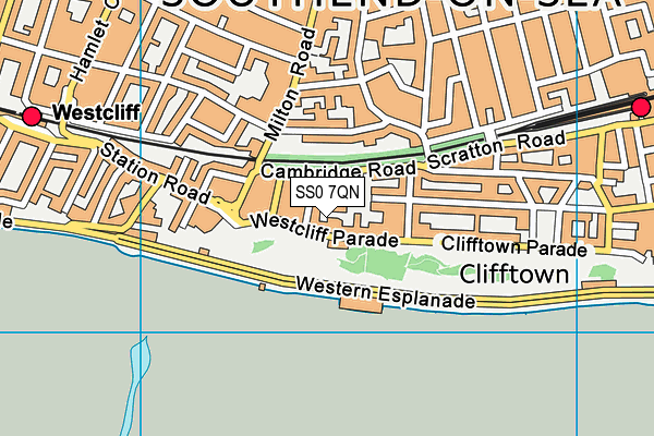 SS0 7QN map - OS VectorMap District (Ordnance Survey) SS0 7QN map - OS VectorMap District (Ordnance Survey)