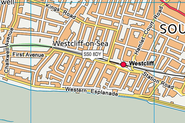 SS0 8DY map - OS VectorMap District (Ordnance Survey) SS0 8DY map - OS VectorMap District (Ordnance Survey)