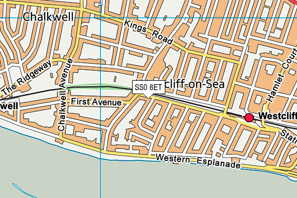 SS0 8ET map - OS VectorMap District (Ordnance Survey) SS0 8ET map - OS VectorMap District (Ordnance Survey)
