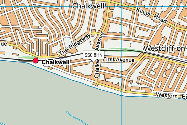 SS0 8HN map - OS VectorMap District (Ordnance Survey) SS0 8HN map - OS VectorMap District (Ordnance Survey)