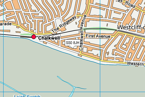 SS0 8JH map - OS VectorMap District (Ordnance Survey) SS0 8JH map - OS VectorMap District (Ordnance Survey)
