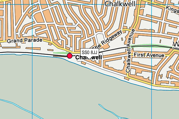 SS0 8JJ map - OS VectorMap District (Ordnance Survey) SS0 8JJ map - OS VectorMap District (Ordnance Survey)