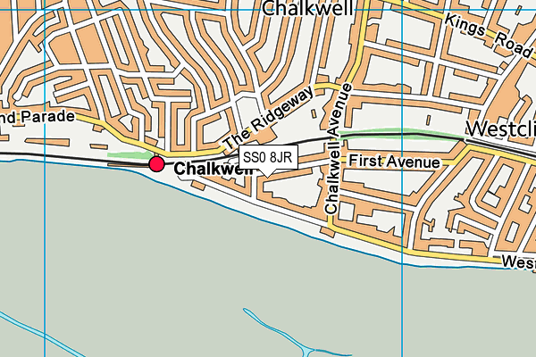 SS0 8JR map - OS VectorMap District (Ordnance Survey) SS0 8JR map - OS VectorMap District (Ordnance Survey)