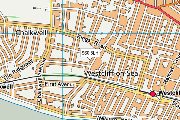 SS0 8LH map - OS VectorMap District (Ordnance Survey) SS0 8LH map - OS VectorMap District (Ordnance Survey)