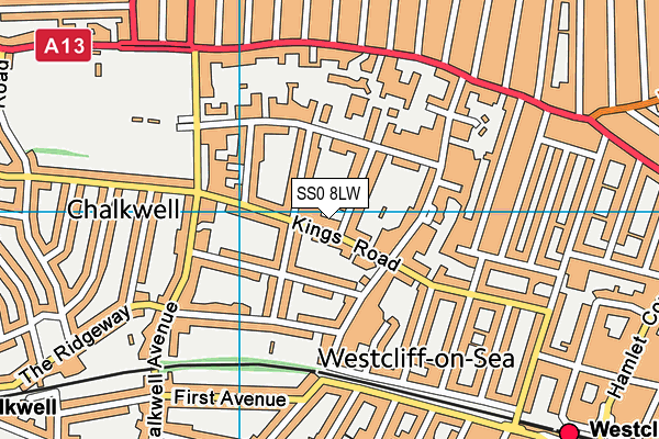 SS0 8LW map - OS VectorMap District (Ordnance Survey) SS0 8LW map - OS VectorMap District (Ordnance Survey)