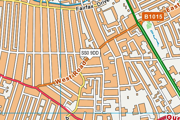 SS0 9DD map - OS VectorMap District (Ordnance Survey) SS0 9DD map - OS VectorMap District (Ordnance Survey)