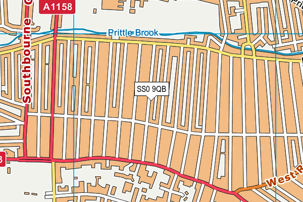SS0 9QB map - OS VectorMap District (Ordnance Survey) SS0 9QB map - OS VectorMap District (Ordnance Survey)