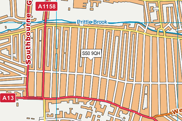 SS0 9QH map - OS VectorMap District (Ordnance Survey) SS0 9QH map - OS VectorMap District (Ordnance Survey)