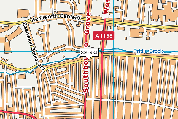 SS0 9RJ map - OS VectorMap District (Ordnance Survey) SS0 9RJ map - OS VectorMap District (Ordnance Survey)