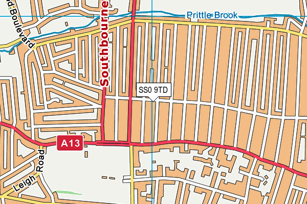 SS0 9TD map - OS VectorMap District (Ordnance Survey) SS0 9TD map - OS VectorMap District (Ordnance Survey)