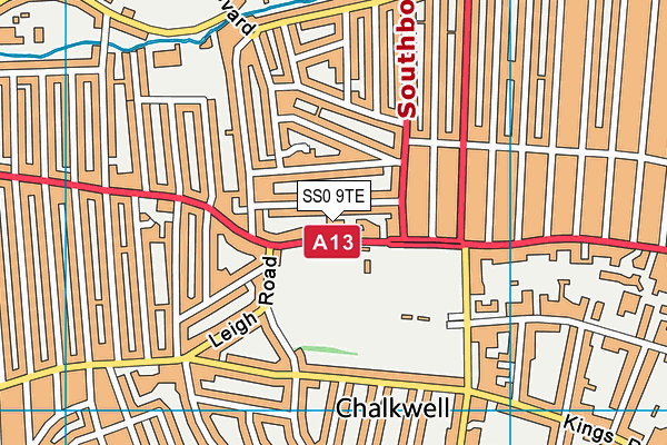 SS0 9TE map - OS VectorMap District (Ordnance Survey) SS0 9TE map - OS VectorMap District (Ordnance Survey)